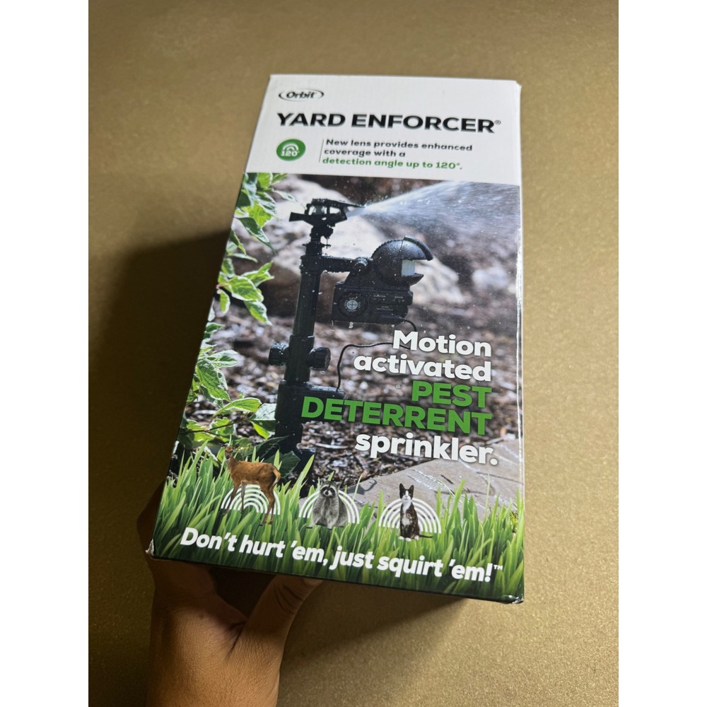 Orbit Yard Enforcer Motion Activated Pest Deterrent Sprinkler 62100 Black